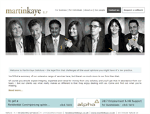 Tablet Screenshot of martinkaye.co.uk
